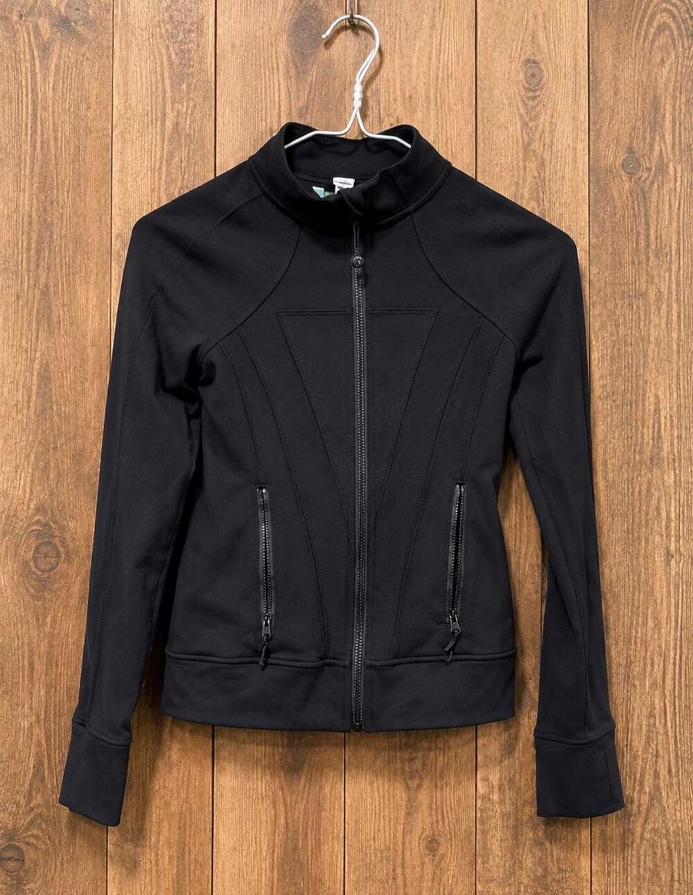 Ivivva by Lululemon Black Full Zip Define Style Jacket Girls Size 10